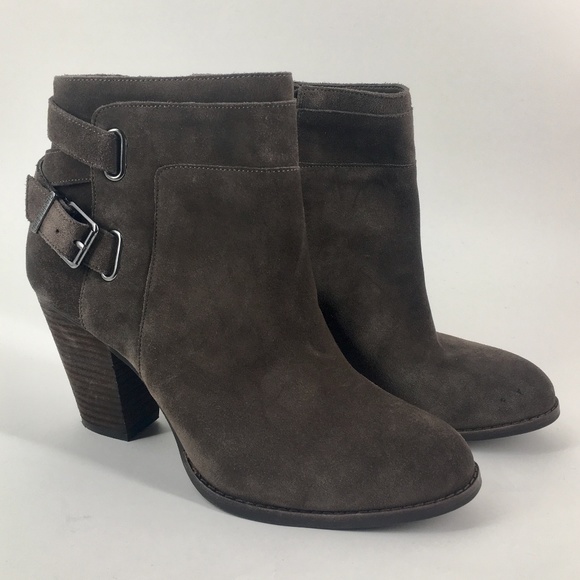 Gianni Bini Shoes - GIANNI BINI Taupe Suede Ankle Boots Size 10